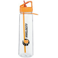 30 Oz. Tangerine H2go Angle Water Bottle